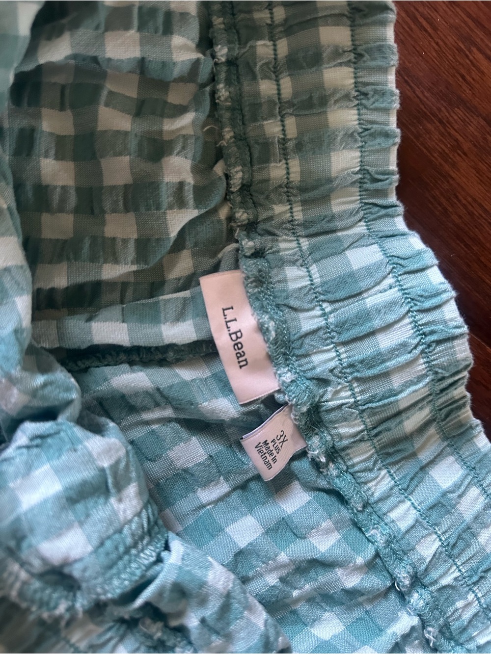 LL Bean Pajama Shorts Set - Picture 2 of 3